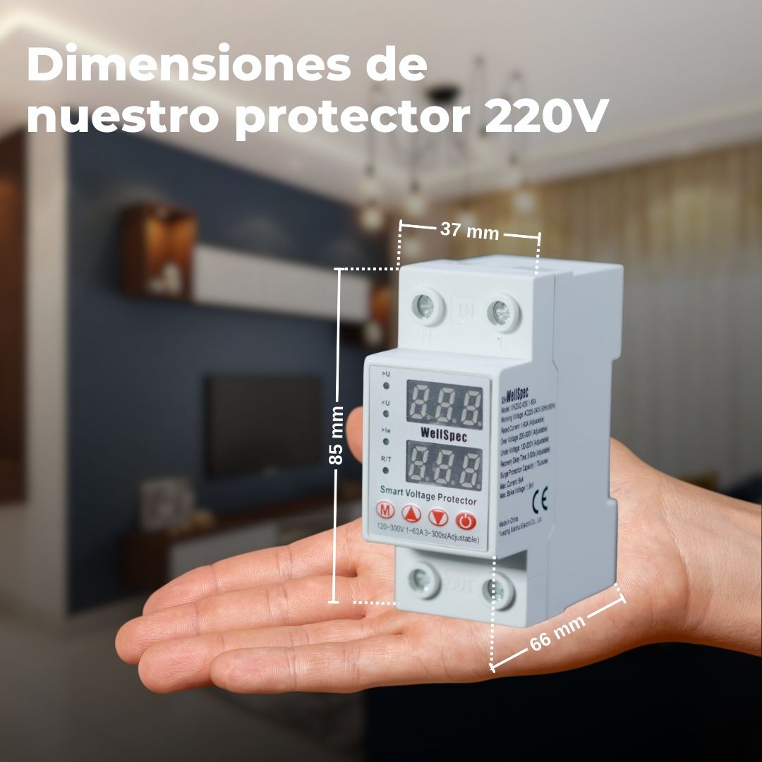 Protector de voltaje 220V-63A WellSpec - Image 4