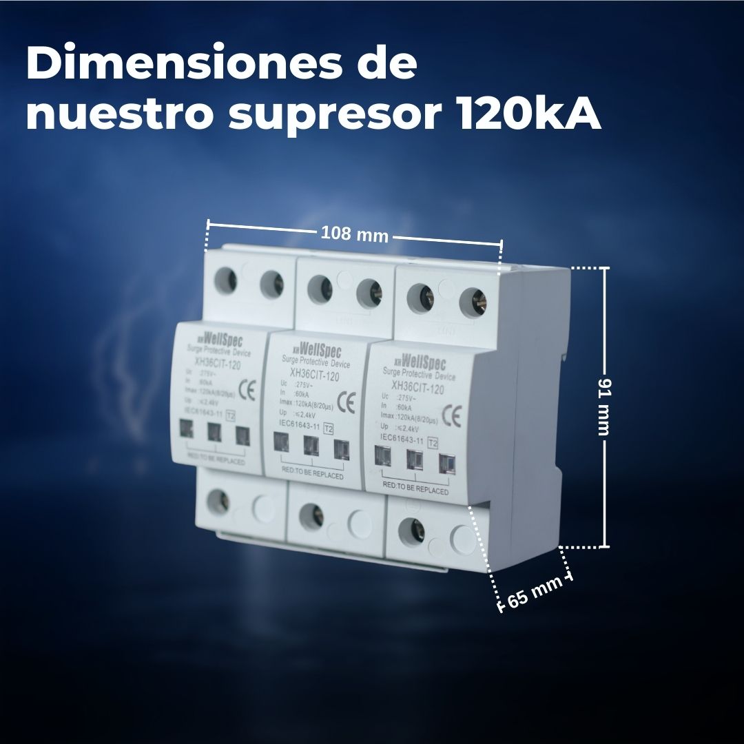 Supresor de pico 3P-120kA WellSpec - Image 3