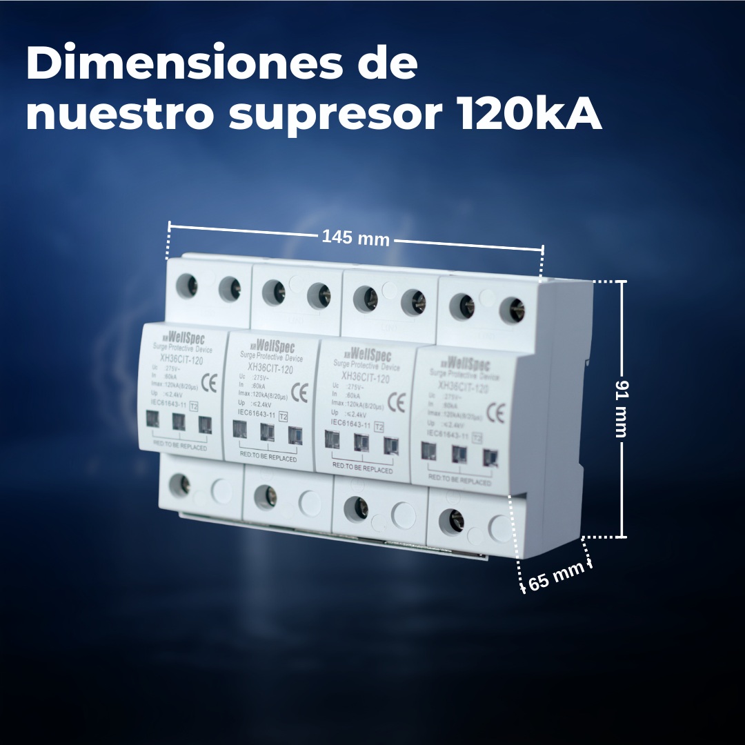 Supresor de pico 4P-120kA WellSpec - Image 3