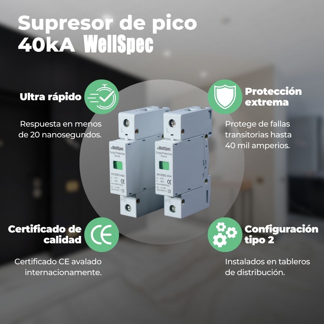 Supresor de pico 1P-40kA WellSpec - Image 2