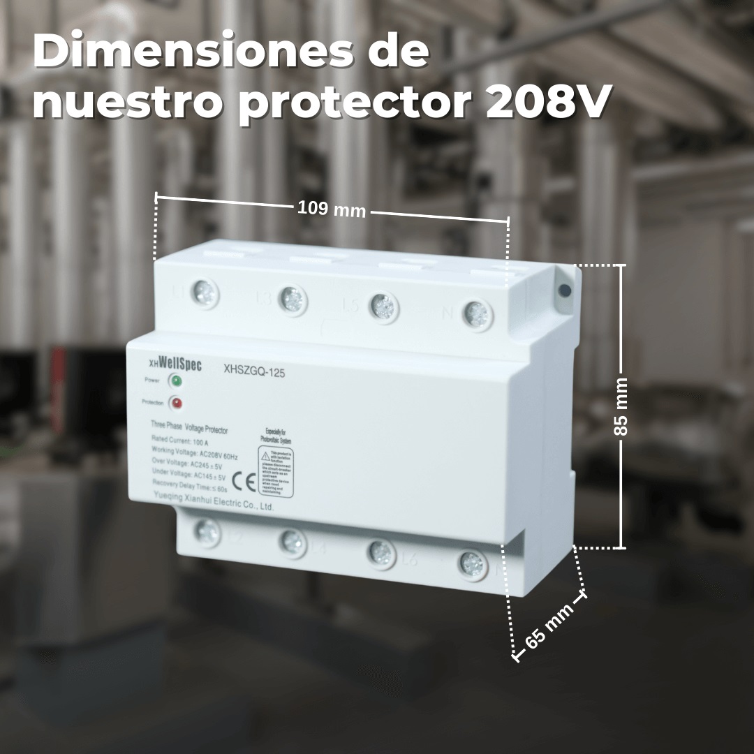 Protector trifásico 208V-100A WellSpec - Image 4